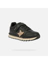 Geox Schwarze Mädchen-Sneaker Geox Fastics Girl