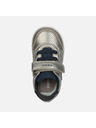 Geox Silberne Mädchen-Sneaker Geox Djrock