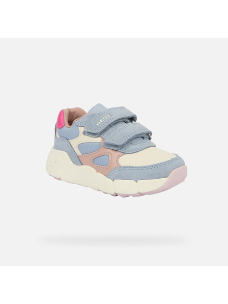 Geox Hellblaue Mädchen-Sneaker Geox Flexyper Mini