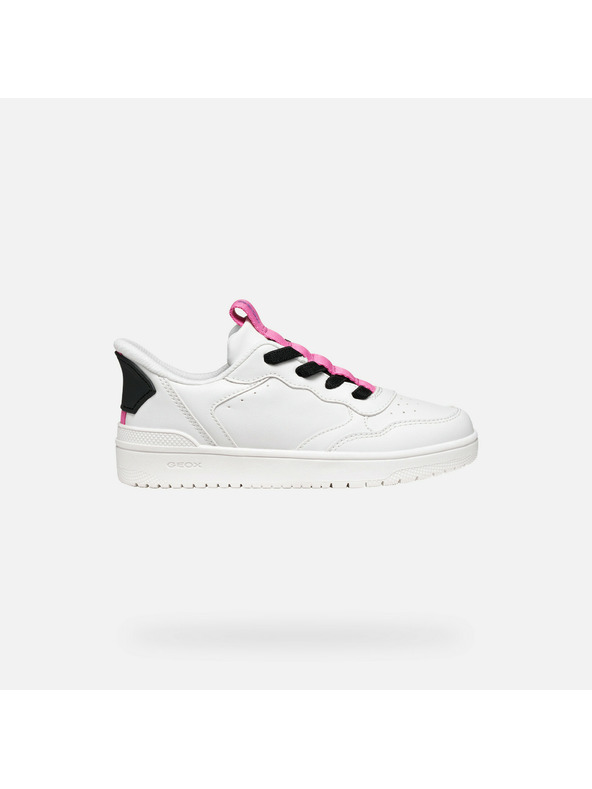 Geox Weiße Mädchen-Sneaker Geox Washiba Fast In
