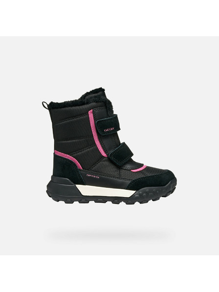 Geox Schwarze Mädchen-Stiefeletten Geox Trekkyup AB