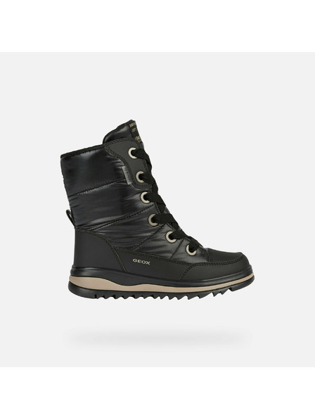 Geox Schwarze Mädchen-Winterschuhe Geox Adelhide AB