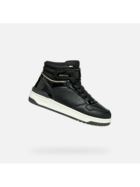 Geox Schwarze Mädchen-Stiefeletten Geox Washiba Girl