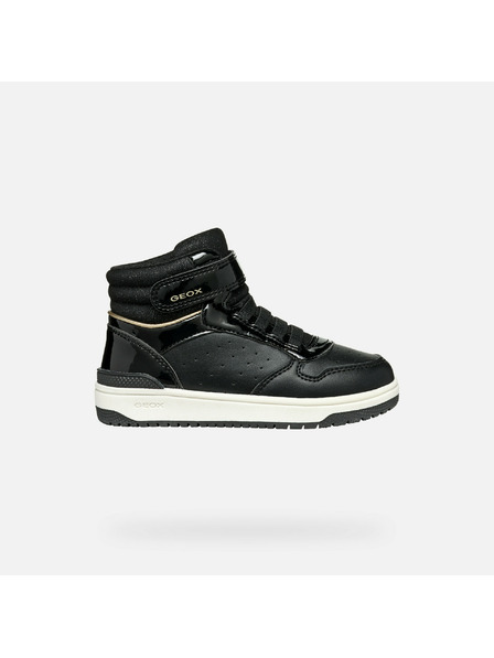 Geox Schwarze Mädchen-Stiefeletten Geox Washiba Girl