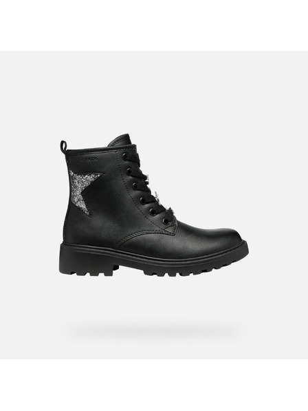Geox Schwarze Mädchen-Stiefeletten Geox Casey Girl
