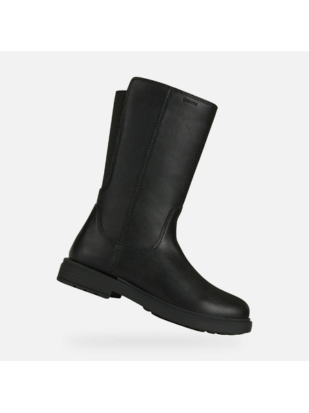 Geox Schwarze Mädchen-Winterschuhe Geox Eclair