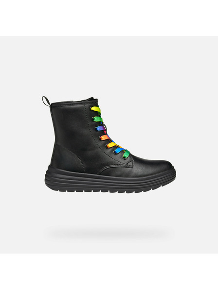 Geox Schwarze Girls-Stiefeletten Geox Phaolae