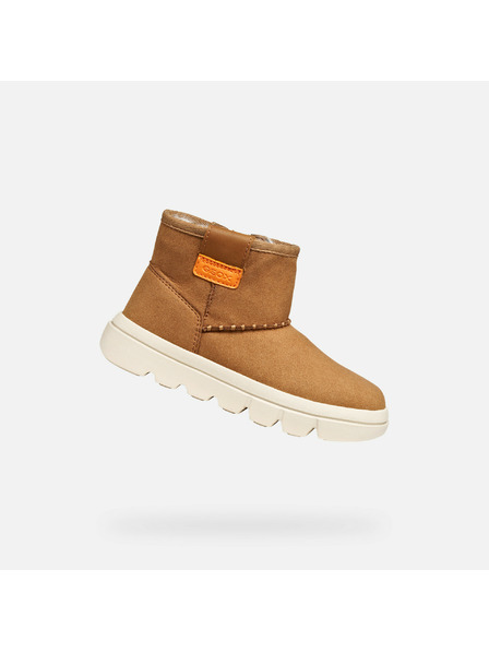 Geox Hellbraune Mädchen-Stiefeletten Geox Willaboom