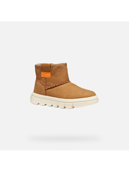 Geox Hellbraune Mädchen-Stiefeletten Geox Willaboom