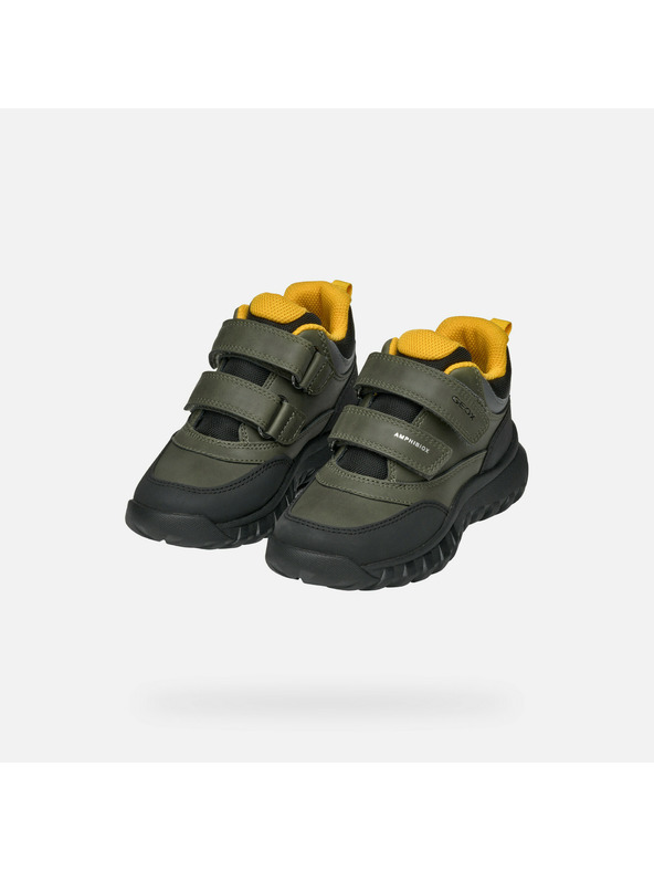 Geox Khaki Geox Simbyos ABX Kinderstiefeletten