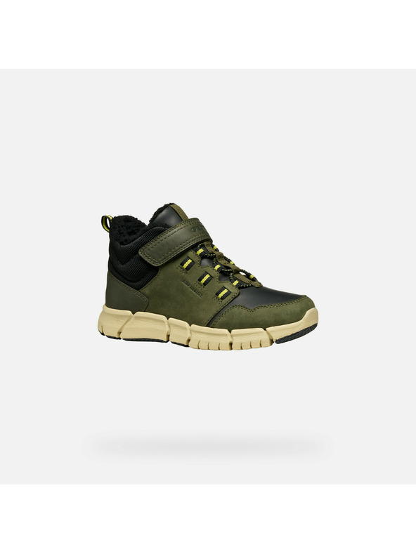 Geox Khaki Jungen-Stiefeletten Geox Flexyper B ABX