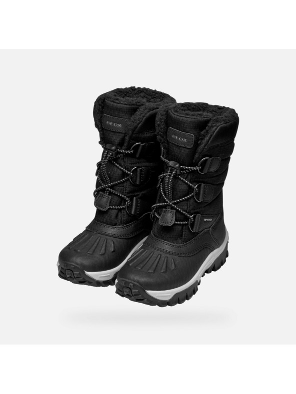 Geox Schwarze Jungen-Winterschuhe Geox Himalaya ABX