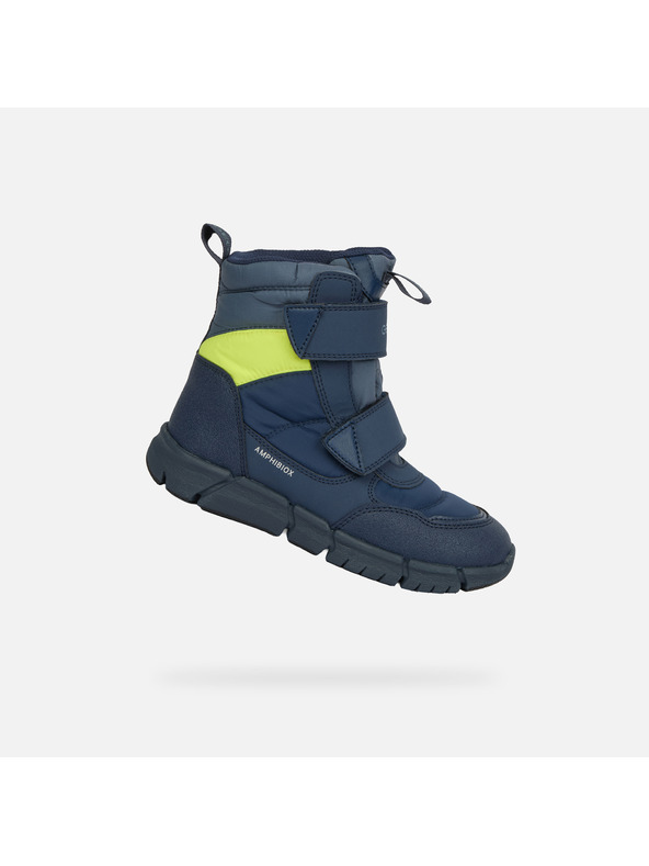 Geox Dunkelblau Jungen-Winterschuhe Geox Flexyper Boy B ABX