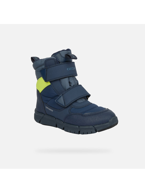 Geox Dunkelblau Jungen-Winterschuhe Geox Flexyper Boy B ABX
