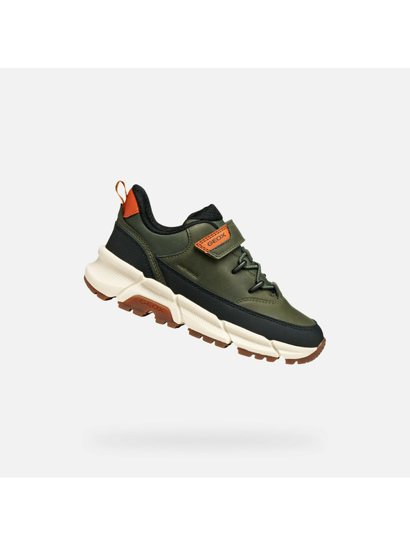 Geox Khaki Jungen-Sneaker Geox Flexyper Plus