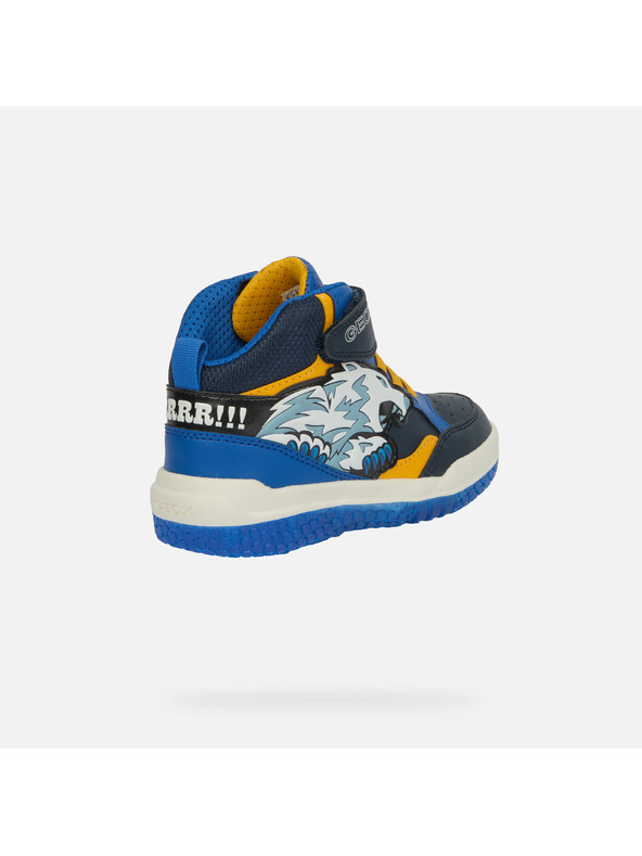 Geox Blau leuchtende Jungen-Sneaker Geox Buzzerlight Boy