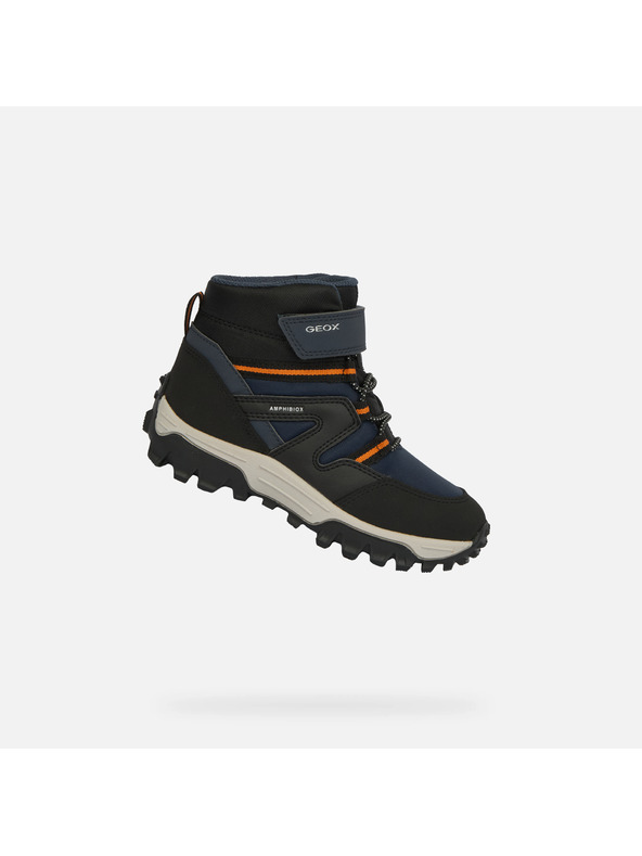 Geox Dunkelblau Jungen-Schuhe für erste Schritte Geox Himalaya Boy B ABX