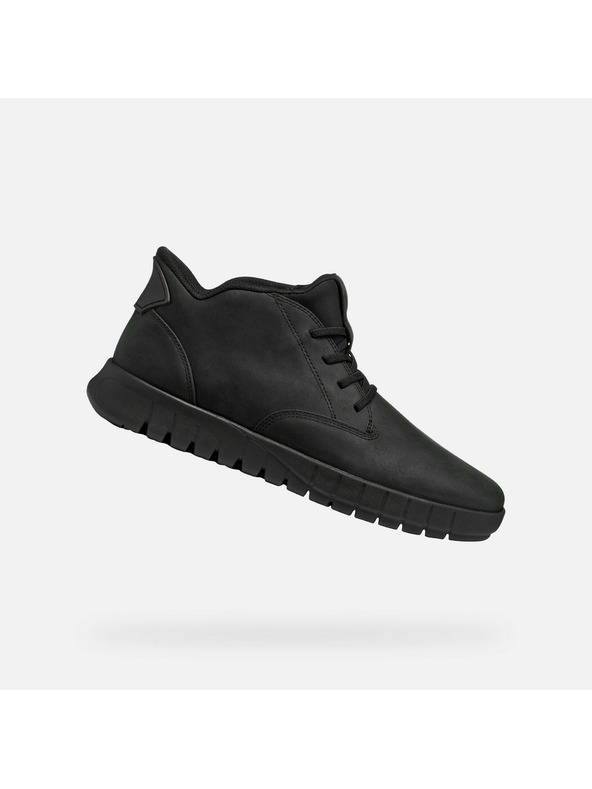 Geox Schwarze Herren-Knöchelschuhe Geox Flextride Plus