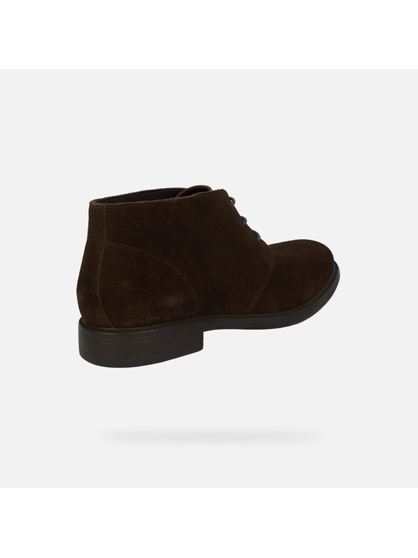 Geox Dunkelbraune Herren-Stiefeletten Geox Terence