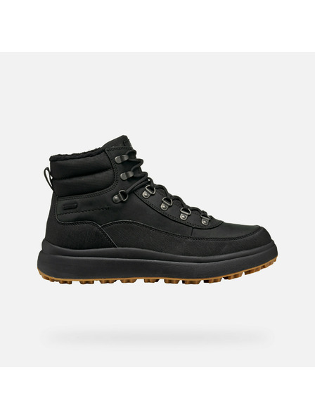 Geox Schwarze Herren-Stiefeletten Geox Granito + Grip B A