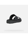 Geox Schwarz Herren Leder Geox Spherica Hausschuhe