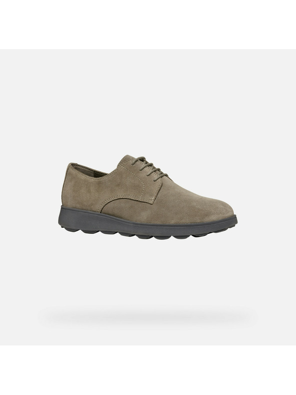 Geox Hellgraue Herren Business-Schuhe Geox Spherica EC10