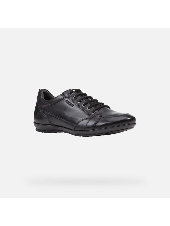 Geox Schwarze Herren Business-Schuhe Geox Symbol