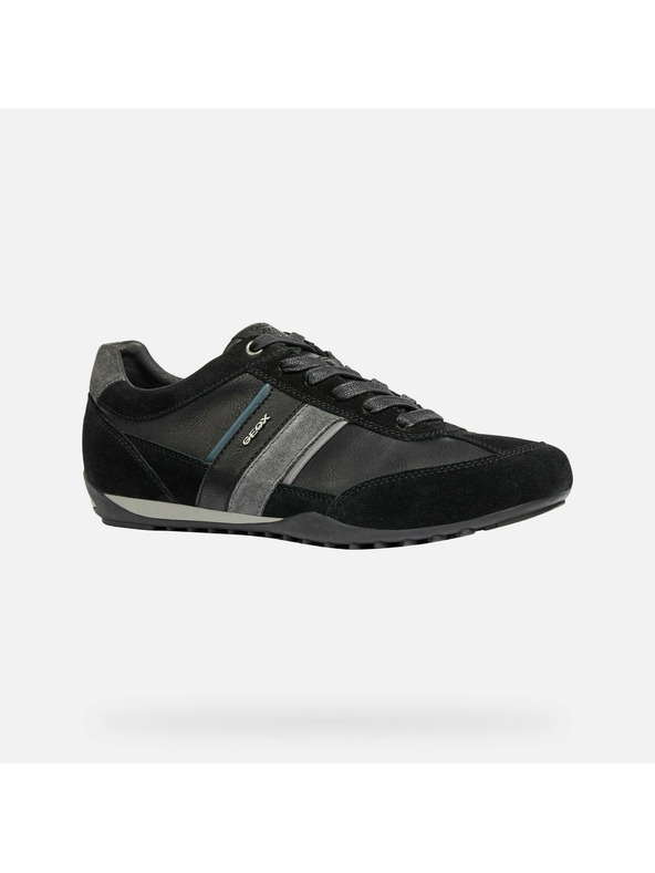Geox Schwarze Herren Geox Wells Turnschuhe