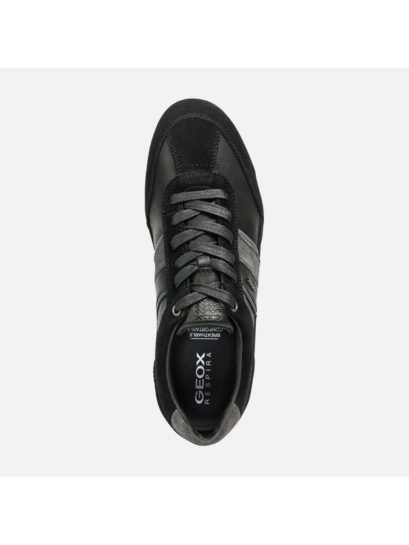Geox Schwarze Herren Geox Wells Turnschuhe