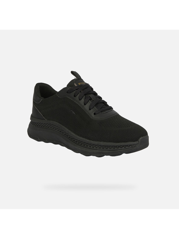 Geox Schwarze Herren-Turnschuhe Geox Spherica Actif X