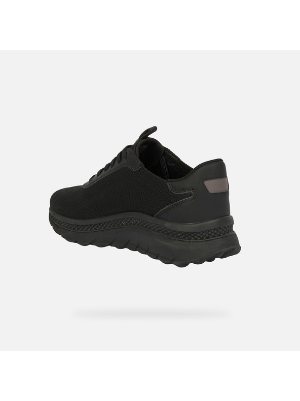 Geox Schwarze Herren-Turnschuhe Geox Spherica Actif X