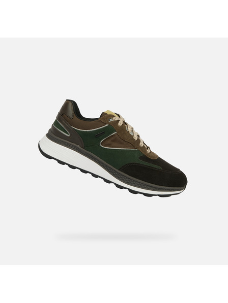 Geox Grüne Herren-Sneaker Geox Spherica Actif X1