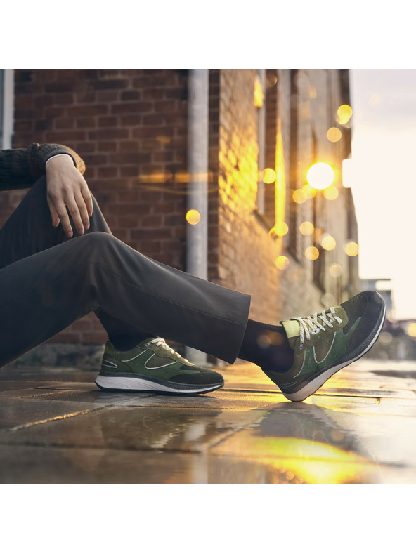 Geox Grüne Herren-Sneaker Geox Spherica Actif X1