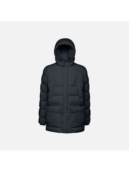 Geox Dunkelblau Herren-Daunenjacke Geox Elver