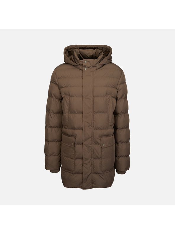 Geox Braune Herren-Daunenjacke Geox Leitan