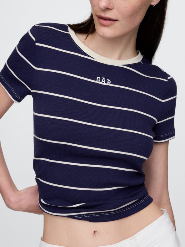 GAP Damen Crop-T-Shirt mit Logo GAP
