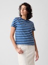 GAP Gestreiftes T-shirt Crop GAP