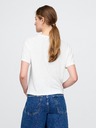 GAP Damen-Crop-T-Shirt aus Leinen GAP