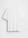 GAP Damen-Crop-T-Shirt aus Leinen GAP