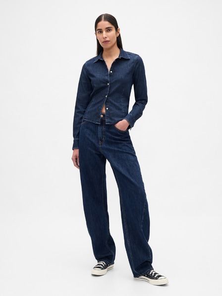 GAP Damen-Jeans-Crop-Hemd GAP