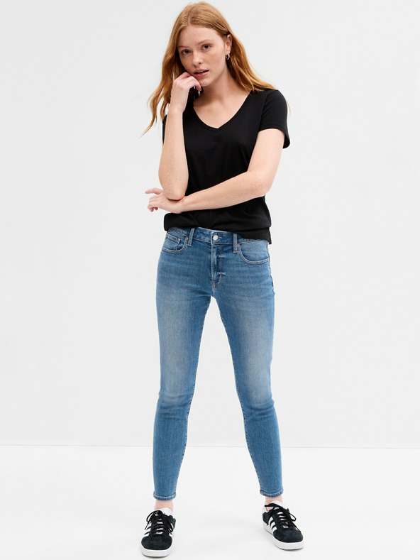 GAP Damen Mid Rise Universal Legging Jeans GAP