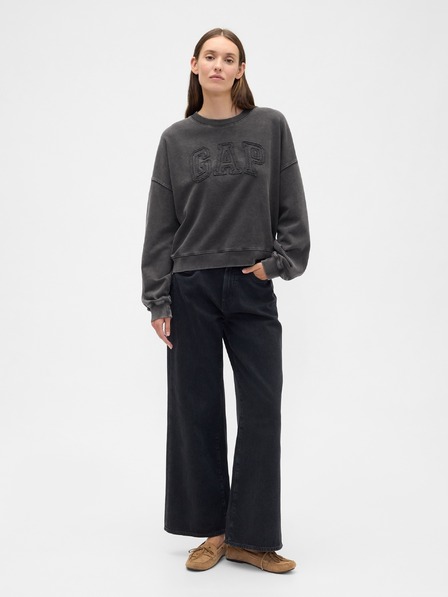 GAP Damen-Sweatshirt mit Logo aus French Terry GAP