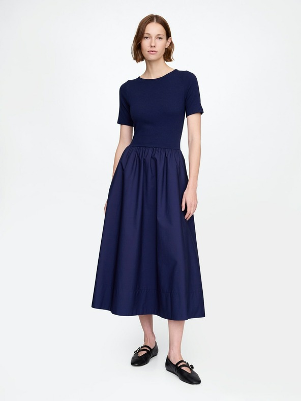 GAP Damen Maxikleid mit Taschen GAP