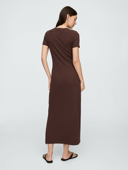 GAP Damen-Maxikleid aus Rippstrick GAP