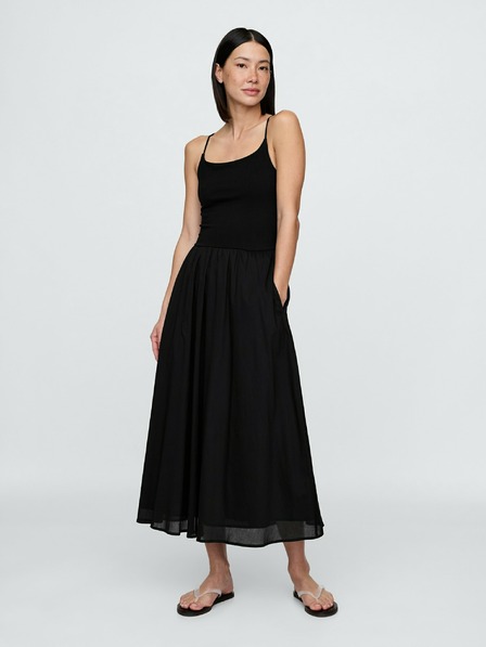 GAP Damen Maxikleid mit Taschen GAP