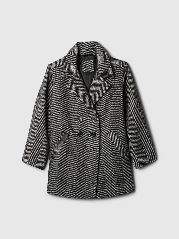 GAP Kinder Tweed-Mantel mit Wollanteil GAP