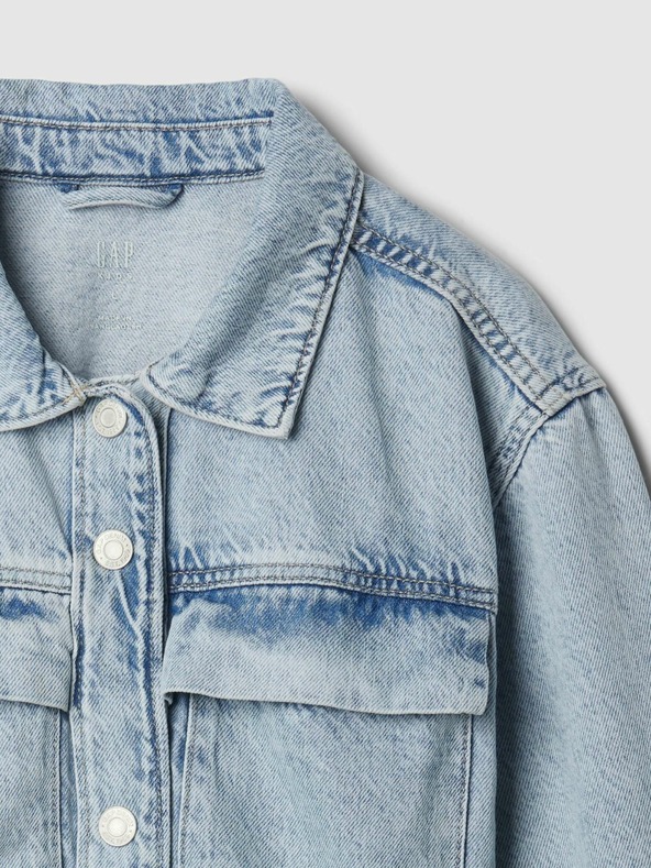 GAP Mädchen-Denim-Crop-Jacke GAP