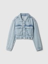 GAP Mädchen-Denim-Crop-Jacke GAP