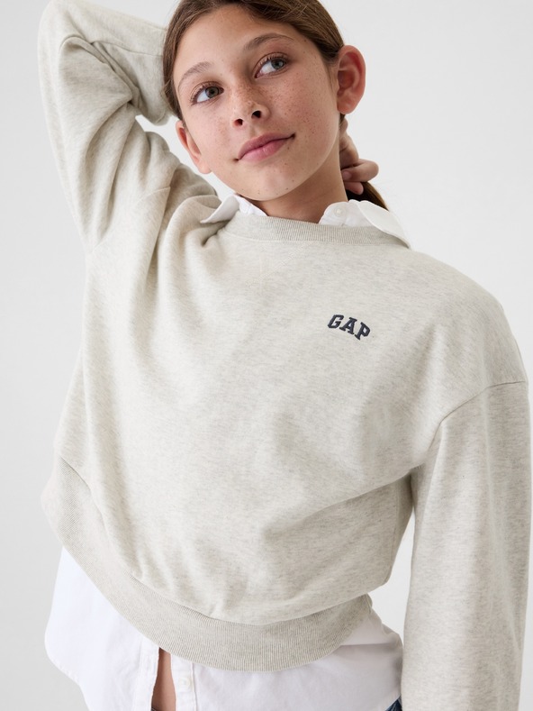 GAP Jungen-Sweatshirt mit Logo und Fleece GAP
