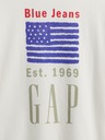 GAP Damen-T-Shirt mit Logo Americana GAP
